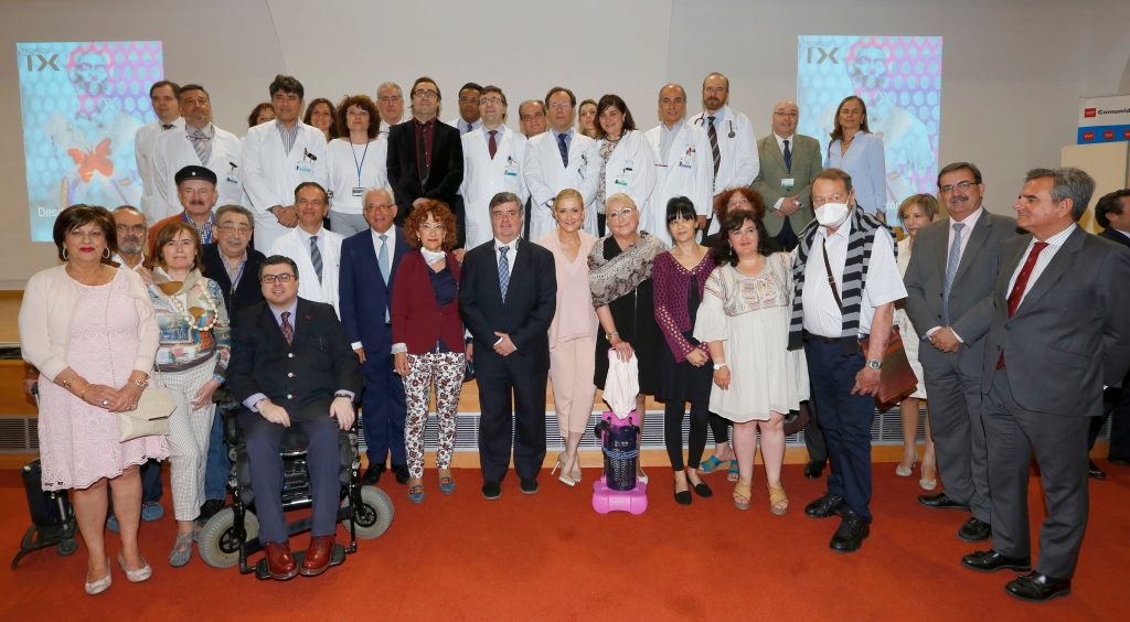 federacion española fibrosis quistica fernando moreno presidente madrilena de fq y vicepresidente celebracion del dia del donante en madrid