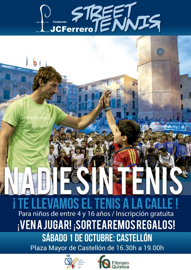 federacion española fibrosis quistica castellon acogera un nuevo valencia street tennis el sabado 1 de octubre