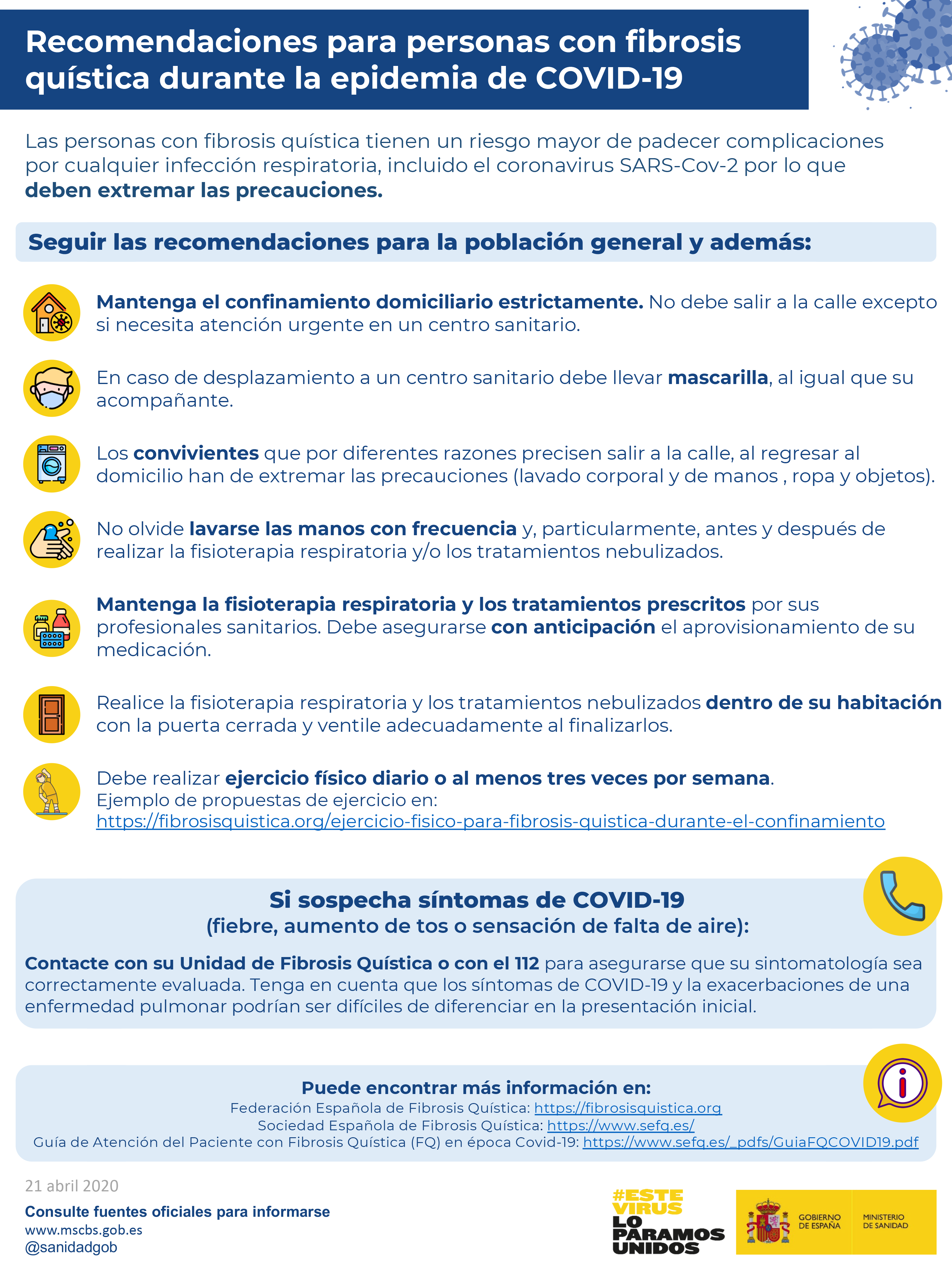 Recomendaciones para la población – Coronavirus