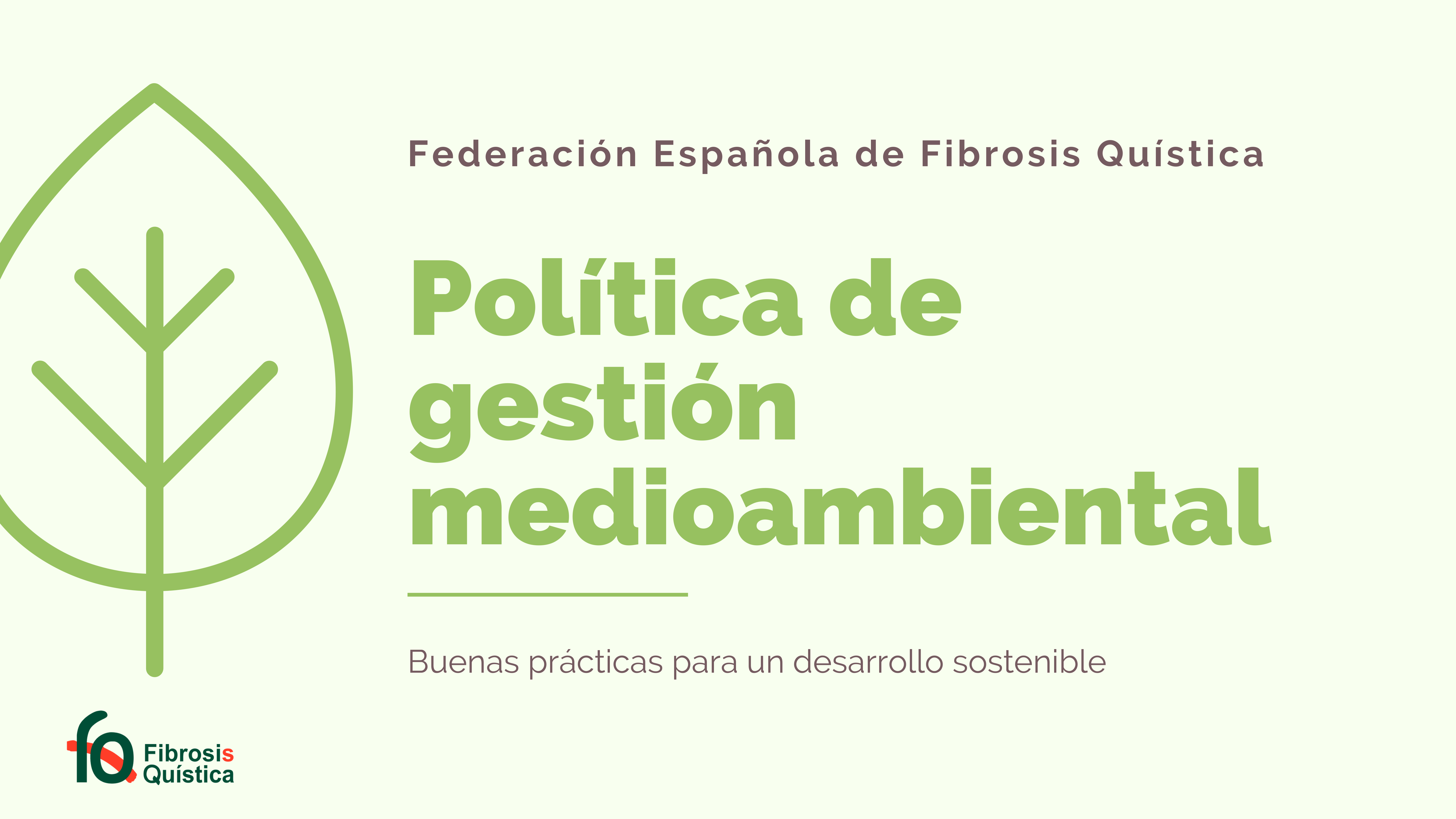 federacion española fibrosis quistica muestra compromiso medio ambiente desarrollo sostenible